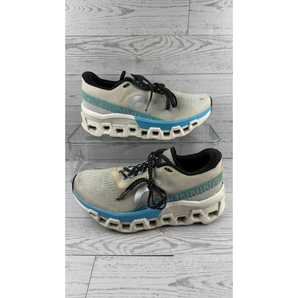 On Cloudmonster 2 3WE10113168 Blue 6.5B Women's Athletic Road Running Shoes #925